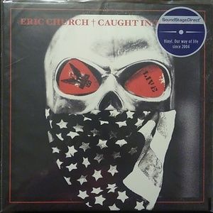 Eric Church Red Vinyl "Caught In The Act" Album.